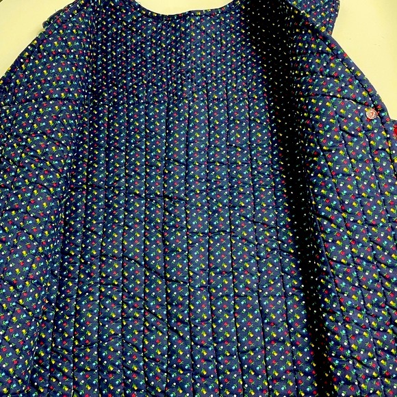 VINTAGE Handmade Patchwork Quilted Colorful Vest - Picture 9 of 13